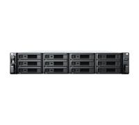 Synology RackStation RS2423RP+ serveur de stockage NAS Rack (2 U) Ryzen Embedded V1780B 8 Go DDR4 0 To DiskStation Manager Noir, Gris