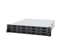 Synology RackStation RS2423RP+ serveur de stockage NAS Rack (2 U) Ryzen Embedded V1780B 8 Go DDR4 0 To DiskStation Manager Noir, Gris