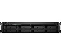 Synology RackStation RS1221+ - Serveur NAS - 8 Baies - rack-montable - SATA 6Gb/s - RAID 0, 1, 5, 6, 10, JBOD - RAM 4 Go - Gigabit Ethernet - iSCSI support - 2U Noir G