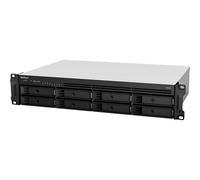 Synology RackStation RS1221+ - Serveur NAS - 8 Baies - rack-montable - SATA 6Gb/s - RAID 0, 1, 5, 6, 10, JBOD - RAM 4 Go - Gigabit Ethernet - iSCSI support - 2U Noir G