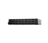 Synology RackStation RS3621XS+ - Serveur de Stockage Rack 2U, Intel Xeon D-1541 2.1GHz, 8GB DDR4 ECC UDIMM (Max 64GB), 12 Baies SATA HDD/SSD 2.5/3.5", RAID 5/6