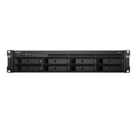 SYNOLOGY RS1221+ 8-Bay NAS-Rackmount AMD Ryzen V1500B 4-core 2.2GHz 4Go DDR4 up to 32Go RJ-45 4x1GbE 2xUSB 3.2 1xeSATA