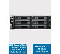 Synology RS2423RP+ Serveur NAS Rack 2U 12 baies (Sans disques)