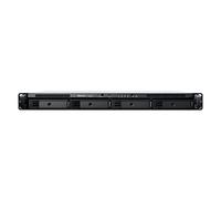 Synology RS422+ Boîtier NAS Rack 1U pour 4 DD 3.5/2.5p 1.6GHz Dcore 2Go 2LAN GbE USB3.2 Noir