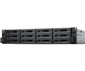 Synology RX1223RP Boîtier de disques de stockage Boîtier disque dur/SSD Noir 2.5/3.5