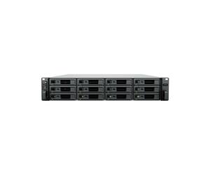 Synology SA3400D - NAS Rack 2U - Intel Xeon D-1541 2.1GHz - 8GB DDR4 ECC - 12 Baies SAS/SATA 2.5/3.5" - RAID 0/1/5/10/JBOD - Double Alimentation 500W Redondante