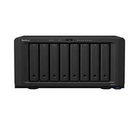 Synology Seagate IronWolf DS1821+ Station de disque NAS 8 baies (AMD Ryzen V1500B Quad-Core 2,2 GHz 4 Go DDR4 ECC SODIMM 4 x 1 GbE RJ-45 LAN-Port) 32 To avec 8 x 4 To Seagate IronWolf