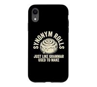 Synonym Rolls... Inscription Amusante pour Enseignant Anglais Grammaire Coque pour iPhone XR