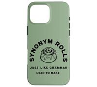 Synonym Rolls, Just Like Grammar Used to Make. Funny Dad Coque pour iPhone 16 Pro Max