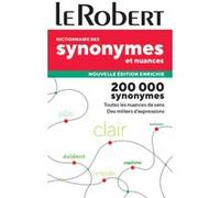 Collectif – Dictionnaire des synonymes et nuances – Nouvelle édition – Poche