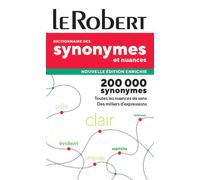 Synonymes et nuances - poche+ - Collectif - Le Robert - Poche - Dictionnaire et encyclopédie