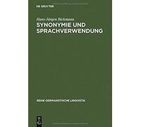 Synonymie Und Sprachverwendung