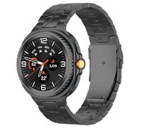 synsing Bracelet de montre en titane compatible avec Samsung Galaxy Watch 8 40 mm/44 mm/8 Classic 46 mm 2025, bracelet de rechange sans espace pour Galaxy Watch 8 pour homme et femme