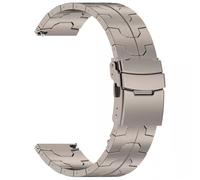 synsing Bracelet de montre en titane de 20 mm compatible avec Galaxy Watch 6 Classic 43 mm/47 mm/5 Pro 45 mm/4 Classic 46 mm, bracelet en métal compatible avec Samsung Watch 46 mm/3 45 mm, Fenix 8 43