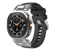 synsing Bracelet de sport robuste pour Galaxy Watch Ultra 7 (26 mm de large), compatible avec Samsung Watch Ultra 47 mm pour homme, avec TPU de qualité supérieure et connecteur métallique en acier