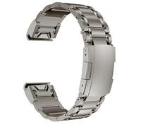 synsing Bracelet en titane de 22 mm compatible avec Fenix 8 47 mm/E 47 mm/7/6 Pro/5 Plus/Forerunner 965 955, bracelet de montre en métal de 26 mm avec fermeture rapide compatible avec Fenix 8 51 mm