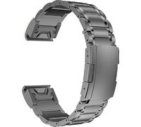 synsing Bracelet en titane de 22 mm compatible avec Fenix 9 8 47 mm/E 47 mm/7/6 Pro/5 Plus/Forerunner 965 955,26 mm Bracelet de montre en métal avec fermeture rapide Compatible avec Fenix 9 8 51 mm