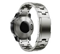 Synsing Bracelet en titane de 26 mm avec boucle rapide, compatible avec Fenix 7X Pro Sapphire Solor/6X Pro/5X Plus, bracelet métal de 22 mm compatible avec Fenix 7/6 Pro/5 Plus/Forerunner, 26mm