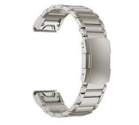 synsing Bracelet en titane de 26 mm avec fermeture rapide compatible avec Fenix 8 51 mm/Enduro 3 51 mm/7X Pro/6X Pro, bracelet en métal 22 mm compatible avec Fenix 8 47 mm/E 47 mm/7/6 Pro/5 Plus