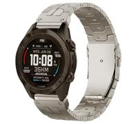 synsing Bracelet en titane de 26 mm compatible avec Fenix 8 51 mm/Enduro 3 51 mm/7X Pro/6X Pro, bracelet en métal 22 mm à fermeture rapide compatible avec Fenix 8 47 mm/E 47 mm/7/6 Pro/5 Plus