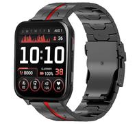 synsing Bracelet en titane pour Garmin Venus X1 - 24 mm - Fermeture rapide - Avec bracelet à boucle intégré - En remplacement de la montre Garmin Venu X1 - Léger et doux pour la peau, 24mm, Titane