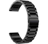 synsing Titan-Uhrenarmband mit Schnellverschluss, 16mm, 18mm, 20mm, 22mm, hochwertiges Metallarmband, kompatibel mit Galaxy Watch 7/6/5/4/3, Vivoactive 4S/Vivomove 3S/Active S/Venu 2S Männer 20mm noir