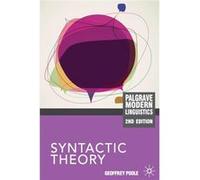 Syntactic Theory (Palgrave Modern Linguistics) (Paperback) Geoffrey Poole, (Auteur)