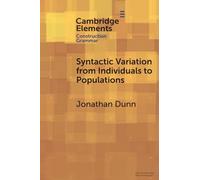 Syntactic Variation from Individuals to Populations
