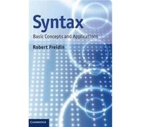 Syntax - Freidin Robert Princeton University New Jersey - Cambridge University Press - Livre en Anglais - Hardback Freidin Robert Princeton University New JerseyFreidin Robert Princeton University New