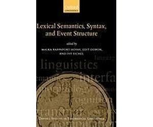 Syntax, Lexical Semantics, And Event Structure