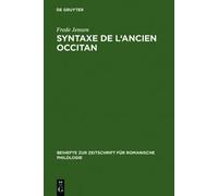 Syntaxe De L'ancien Occitan