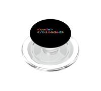 Syntaxe des données du développeur Code-Blooded Funny PopSockets PopGrip pour MagSafe