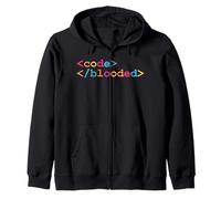 Syntaxe des données du développeur Code-Blooded Funny Sweat à Capuche