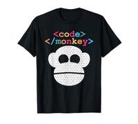 Syntaxe des données du développeur Code Monkey T-Shirt