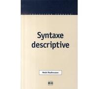 Syntaxe descriptive Nébil Radhouane (Auteur)