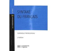 Syntaxe du français: N°29 2ème édition