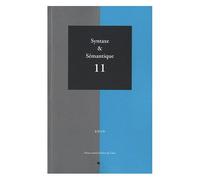 Syntaxe & Sémantique N° 11/2010
