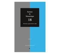 Syntaxe & Sémantique N° 18/2017