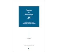 Syntaxe & Sémantique, n° 25/2026: Énoncés et genres brefs. Définition, propriétés, repérage