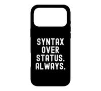Syntaxe sur Le statut Toujours état d'esprit motivationnel Coque pour iPhone 17 Pro Max