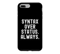 Syntaxe sur Le statut Toujours état d'esprit motivationnel Coque pour iPhone 7 Plus/8 Plus