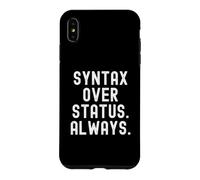 Syntaxe sur Le statut Toujours état d'esprit motivationnel Coque pour iPhone XS Max