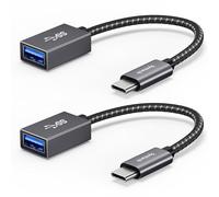 Syntech Adaptateur USB-C vers USB Lot de 2, OTG 10 Gbit/s pour iPhone