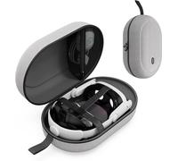 Syntech Étui de Grande Transport Rigide Housse Compatible avec Meta Quest 3S/Oculus Quest 3/2/Pro/Pico4 Accessoires VR Gaming Casque avec Elite Strap, Les Manettes Touch et VR, Grande