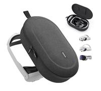 Syntech Étui de Transport Rigide Housse Compatible avec Meta Quest 3S/Quest 3/Oculus Quest2/VP/Pico4 VR Gaming Casque avec Elite Strap, Les Manettes Touch et Accessoires VR (Noir)