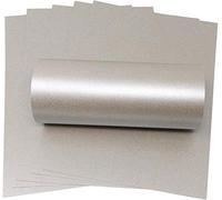 Syntego 10 feuilles A4 Mercury Silver Sparkle papier avec éclat irisé 120 g/m² artisanat fabrication de cartes de Noël