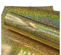 Syntego 5 feuilles A4 Premium holographique effet confettis carte simple face 240 g/m²/88 lb couverture (or)