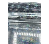 Syntego feuilles argentées A4 Premium carte holographique à effet de souffle de feu d'artifice simple face couverture 220 g/m²/80 lb