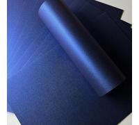 Syntego Gmund Action Lot de 10 feuilles A4 Bleu nuit nacré Noir 310 g/m²