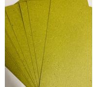 Syntego Gmund Lot de 10 feuilles de papier cartonné double face Vert citron 300 g/m² Format A4
